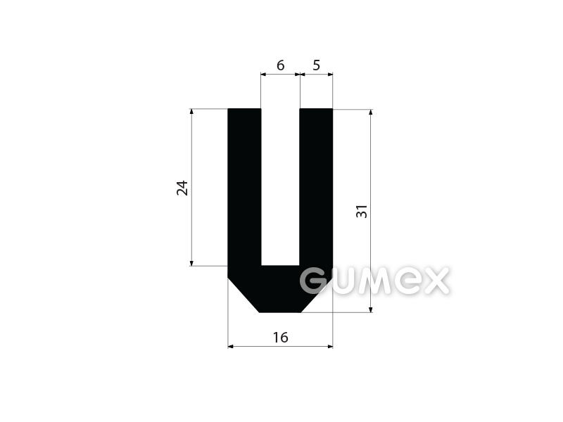 GUMMIPROFILE U-FORM - WEITERE MATERIALIEN
